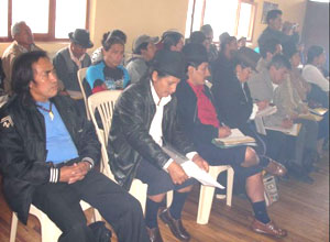 Participantes en el Taller. Foto: Patricio Zhingri
