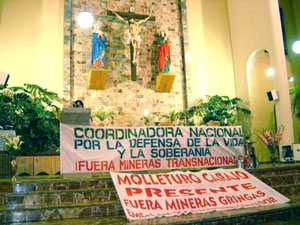La parroquia de San Roque durante la Vigilia